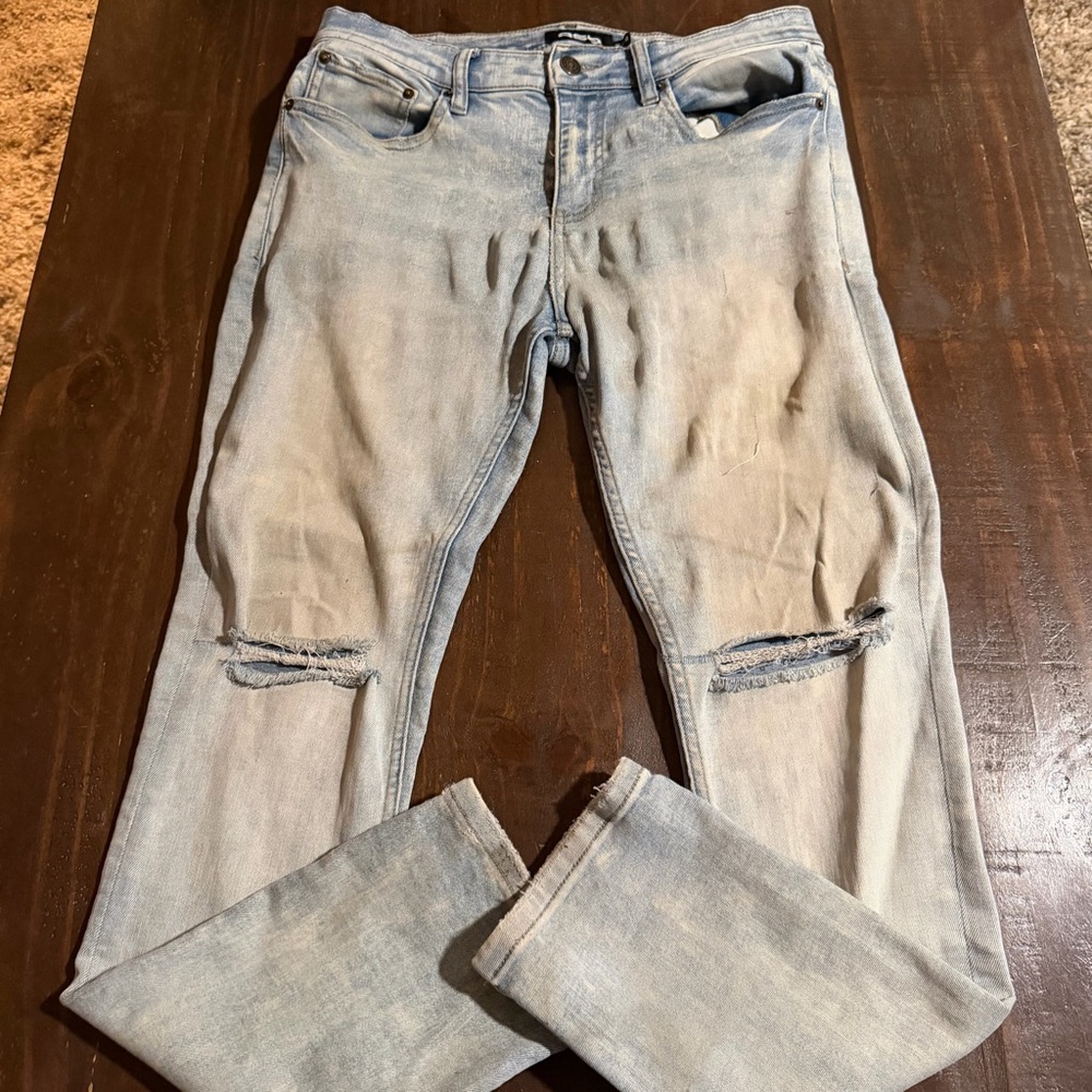 RSQ Light Blue Skinny Jeans 30x30